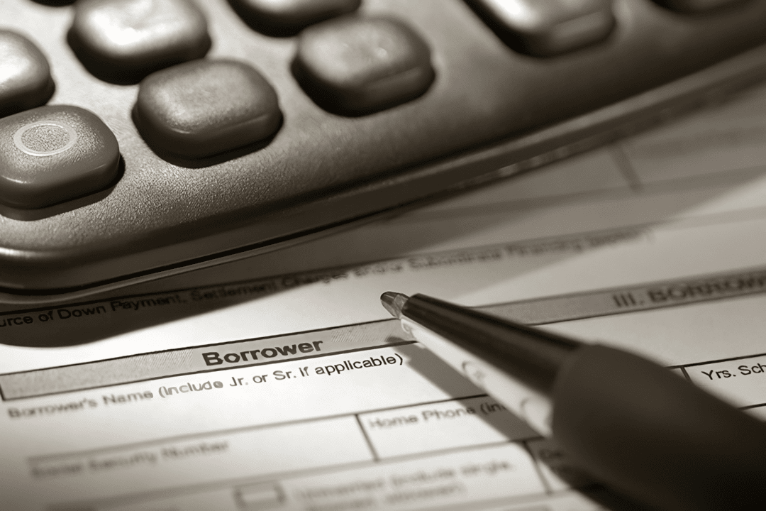 A Black and White Photo of a Closing Disclosure and HUD Form.